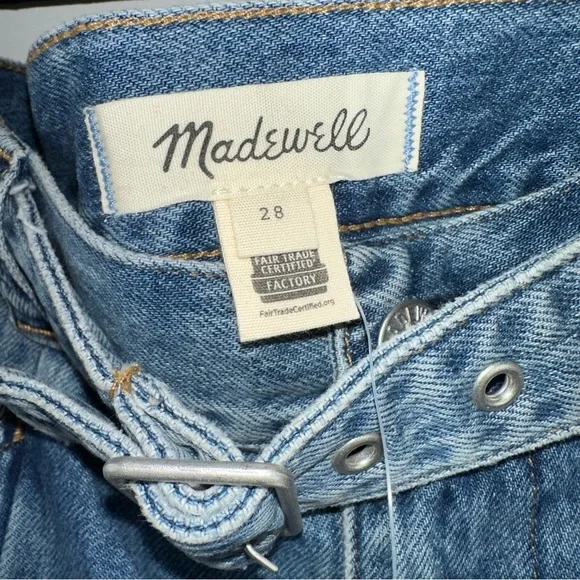 Madewell High Rise Tapered Seamed Jeans Size 28 - Picture 4 of 7